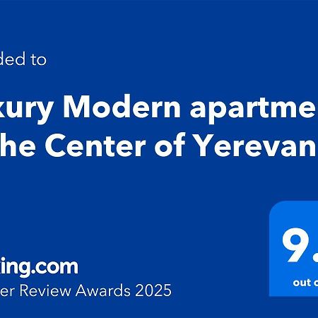 Luxury Modern Apartment In The Center Of Ereván Exterior foto